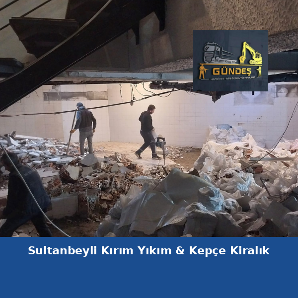 Sultanbeyli Kent Meydani moloz taşıma - Mini Ekskavatör Kepçe Kiralık
