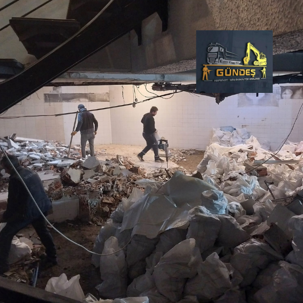 Örnek moloz taşıma hizmeti - Mini Ekskavatör Kepçe Kiralık